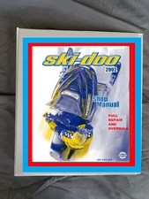 2002 Ski-Doo Mach Z Sport Mach Z Tech Plus service manual binder