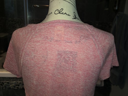 Faded Glory Pink Short Sleeve Stretch Swing Top size Medium (8-10) - Picture 6 of 10