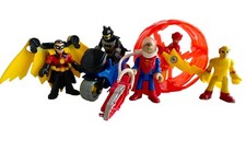 Imaginext DC ¡Lote de 5 figuras y accesorios! Batman, Superman y más!