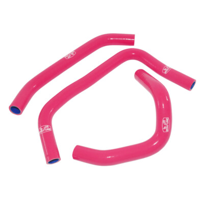 Pink Radiator Hoses Water Coolant Tube Silicone Pipes For ZX