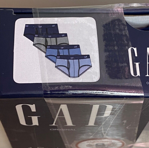 GAP ~4 pack~Cotton Stretch Briefs Underwear with Fly Pouch ~Mens Medium 32-34 - Picture 2 of 3