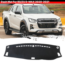 Non-Slip Dash Mat Dashmat Fit for ISUZU D-MAX 2020-2021 Dashboard Cover Black