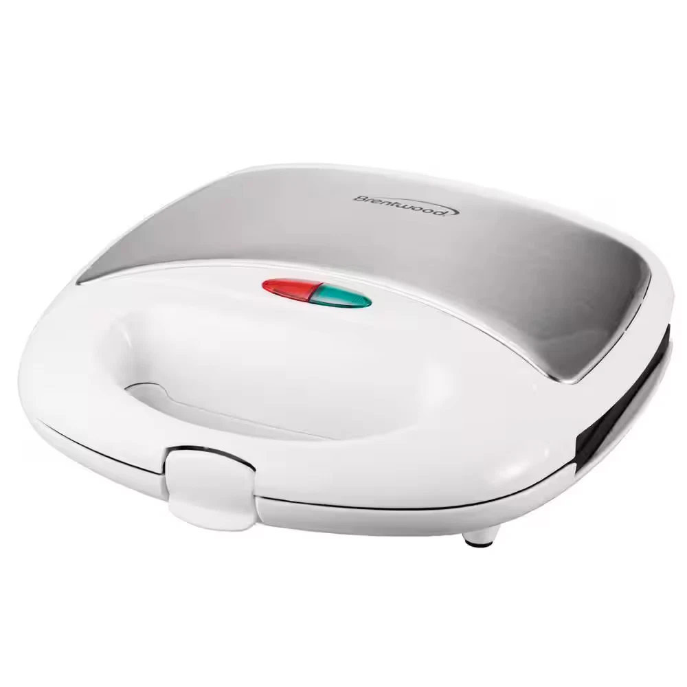 750 Watts Dual Waffle White Nonstick Surface Waffle Maker Cool-Touch Handles NEW