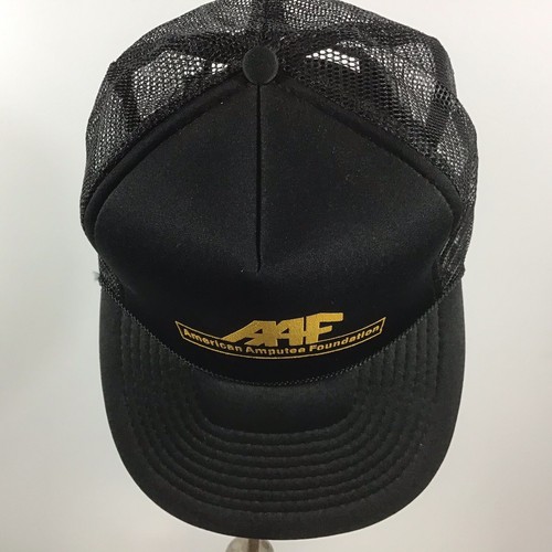 Cappello Vintage American Amputee Foundation Snap Back Regolabile Nero - Foto 6 di 11