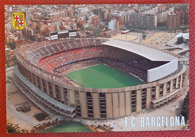 Barcelona Nou Camp Postcard Stadium Postcard Stadium Stadium Stadium Stadium