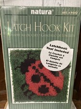New Natura/ Caron Latch Hook Kit  P542. Ladybug Imperfect Packaging