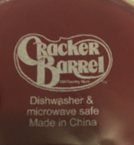 Grandma CoffeeMug Cup Red Tan Stoneware 20 Oz Cracker Barrel Gift for Grandma - Bild 3 von 5