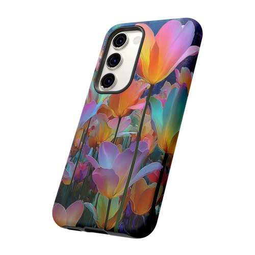Iridescent Tulip Flowers - Phone Cover Case for iPhone, Galaxy, Pixel - 第 227/281 張圖片