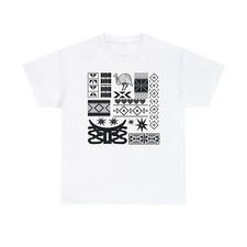 Unisex Heavy Cotton Tee With African Design