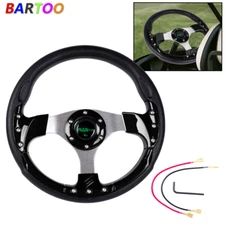 Black 13nch 320mm Universal Drifting Racing Sport Lightweight Steering Wheel
