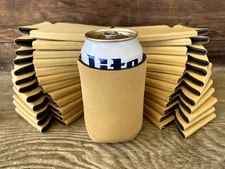 Lot of 24 Blank Gold Koozies Can Holder Huggies Sublimation HTV Vinyl Iron On