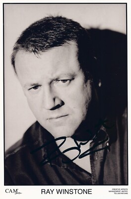 RAY WINSTONE SIGNED 8 x 10 INCH BRITISH ACTOR PHOTO ENGLISH ACTOR ...