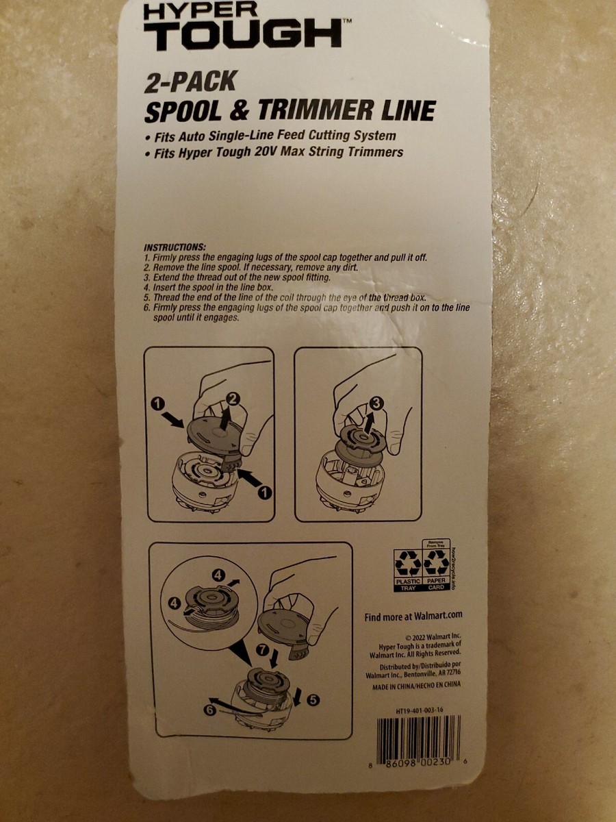 Hyper Tough Spool & Trimmer Line 0.065 HT 20v Max String