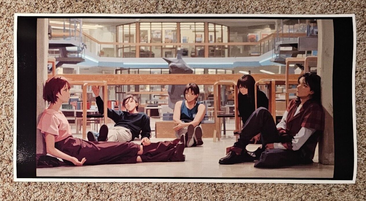 The Breakfast Club ANIME STYLE Movie Scene Poster 12