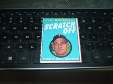 1971 Topps Scratch Off Insert Red Interior Unscratched Harmon Killebrew Twins
