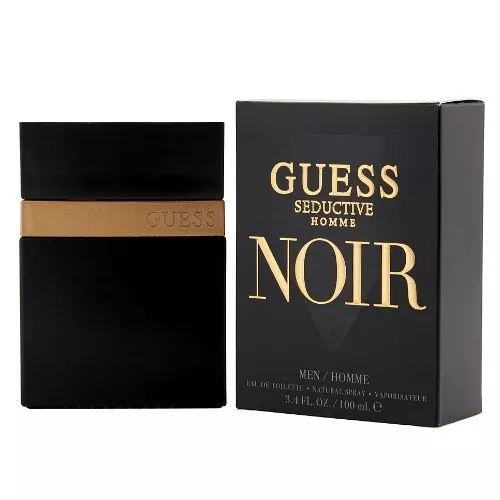 Guess Seductive Homme Noir by Guess 3.4 oz EDT Cologne for Men New