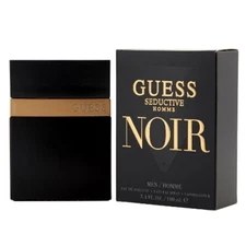 Guess Seductive Homme Noir by Guess 3.4 oz EDT Cologne for Men New In Box