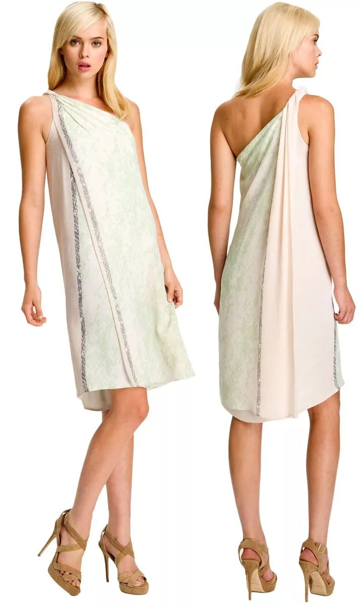 Dvf one shoulder clearance dress