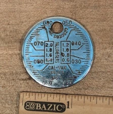 Auto Zone Spark Plug Gap Tool 2101 Inches Millimeters Measure