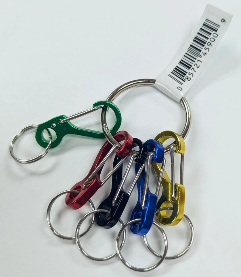 Lucky Line Mini i.d. Llavero 5 Mosquetones Colores Metálicos 45901 Lucky Line Foto 3 de 3