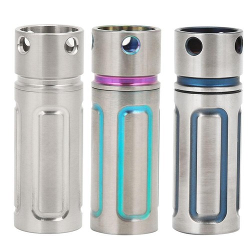 Solid Titanium Kit Survival Tools Seal Waterproof Dust-proof Medicine Pill Box - Bild 3 von 16