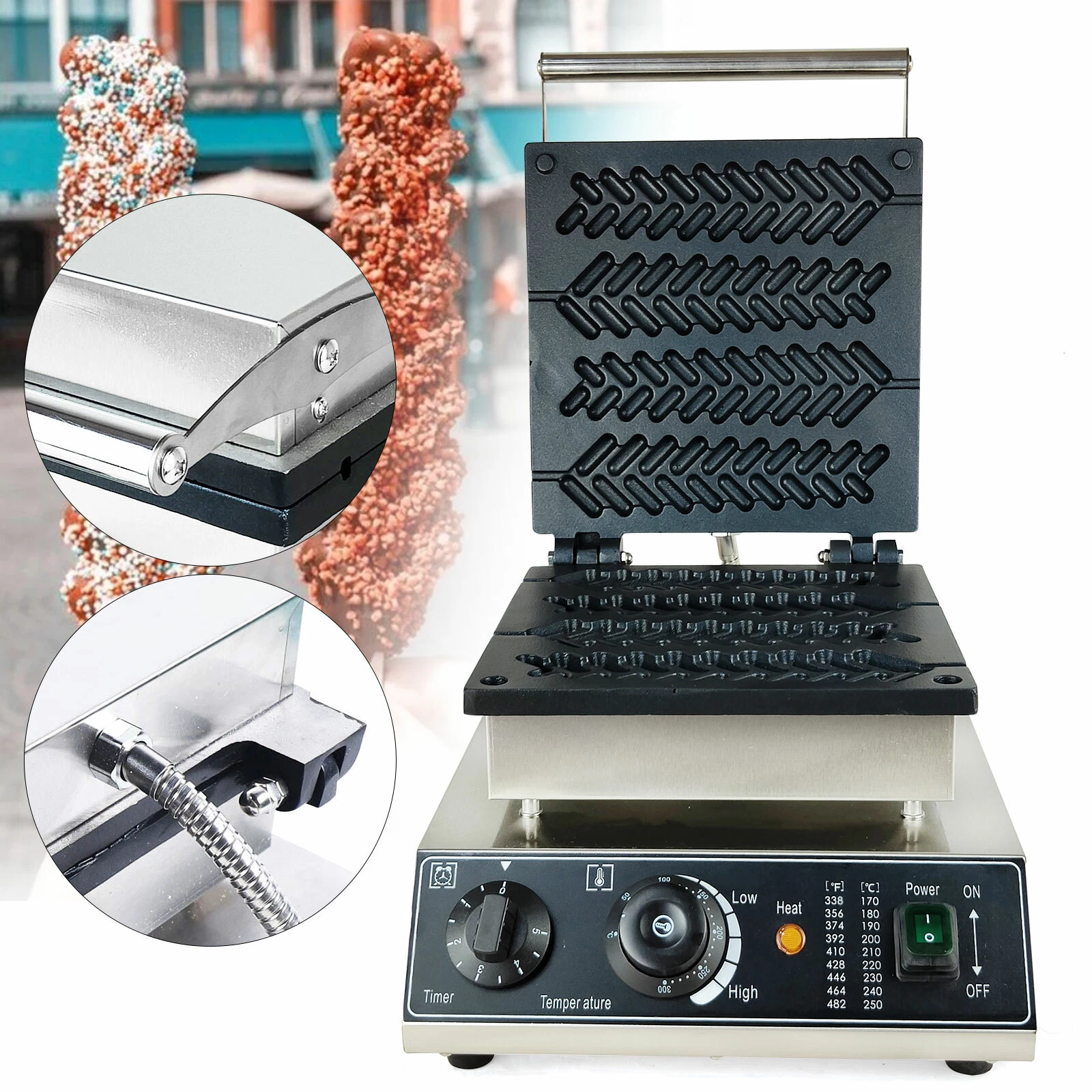 1700W Electric Waffle Machine Maker For Bake Food in the Shop/Field