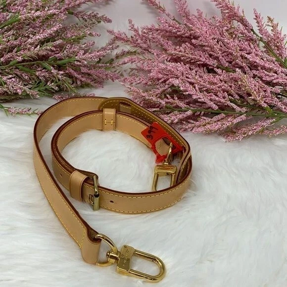 100 Louis Vuitton Natural Leather Vachetta Strap for Keppal