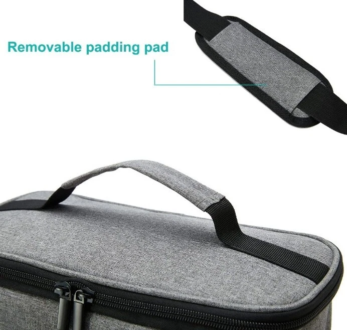 Photo Printer Storage Case, Camera Shoulder Bag, Resistant Fabric Storage Organi
