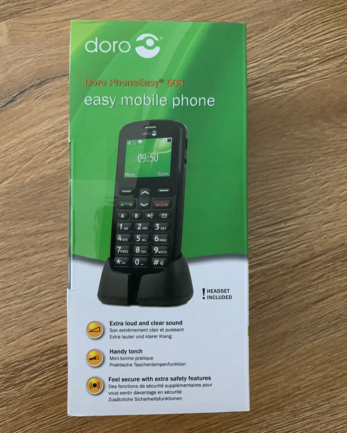 Doro Phone Easy 508 Black-