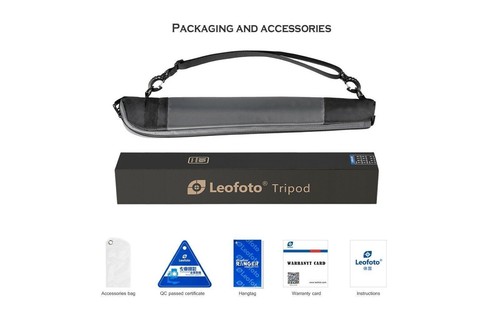 Leofoto MP-366C+VH-10S CF Monopod with VH-10S Two Way Tilt Head - Picture 5 of 12