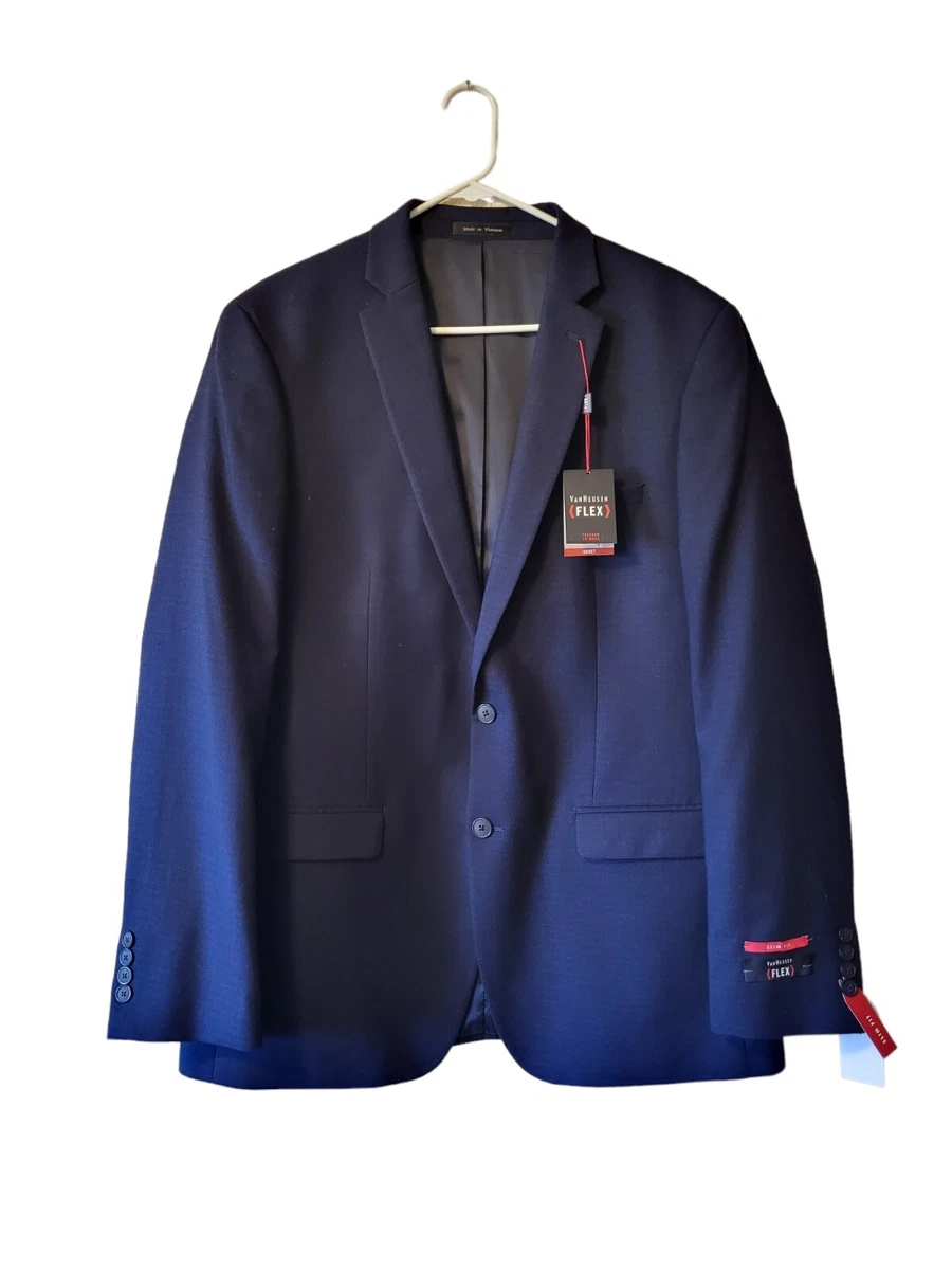Van heusen sales navy blue blazer