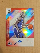 2019-20 Donruss Optic Signature Series Silver Mfiondu Kabengele RC Auto Clippers