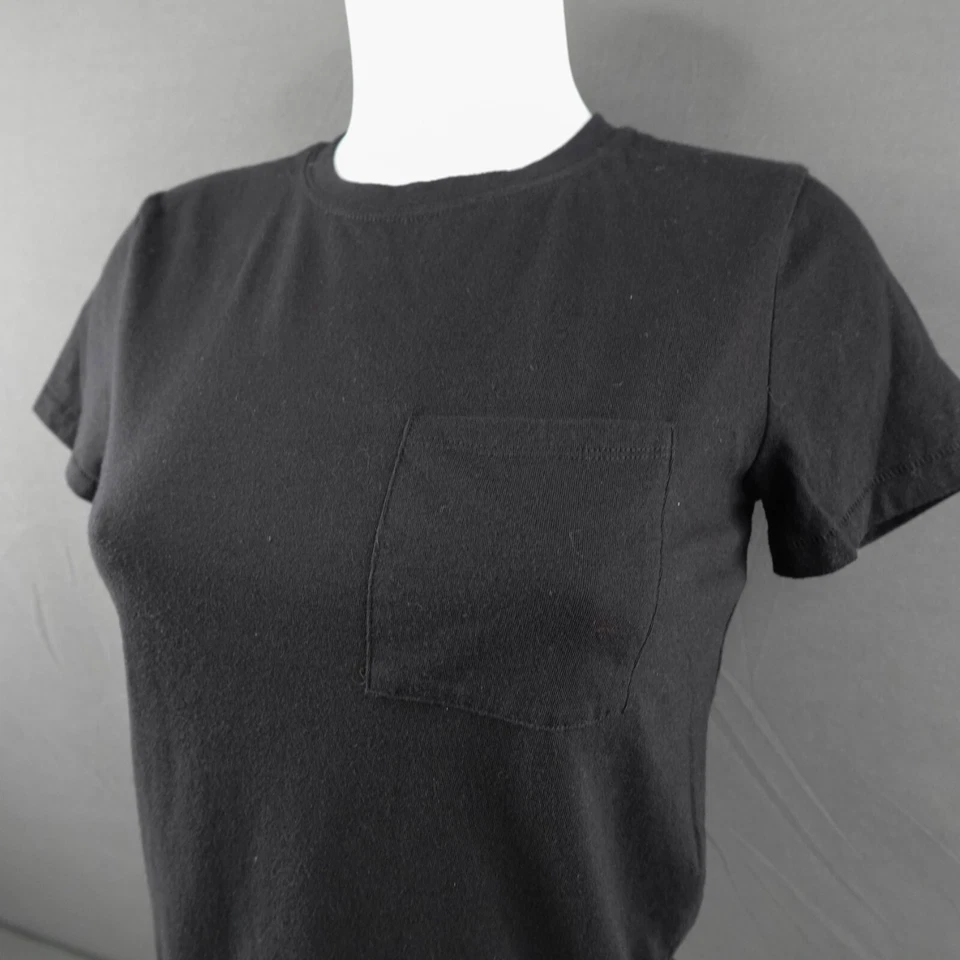 Camiseta Arizona Mujer XS Negra Básica Atletismo Minimalista Salón  Foto 2 de 4