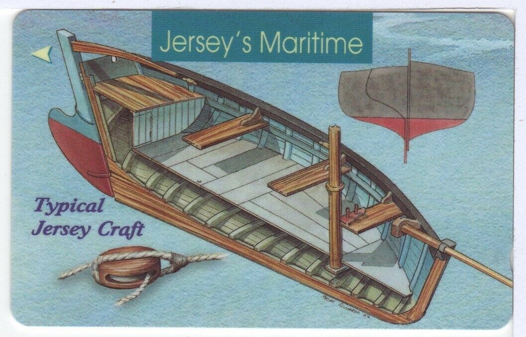 Jersey Phone Card - Typical Jersey Craft - Jersey's Maritime