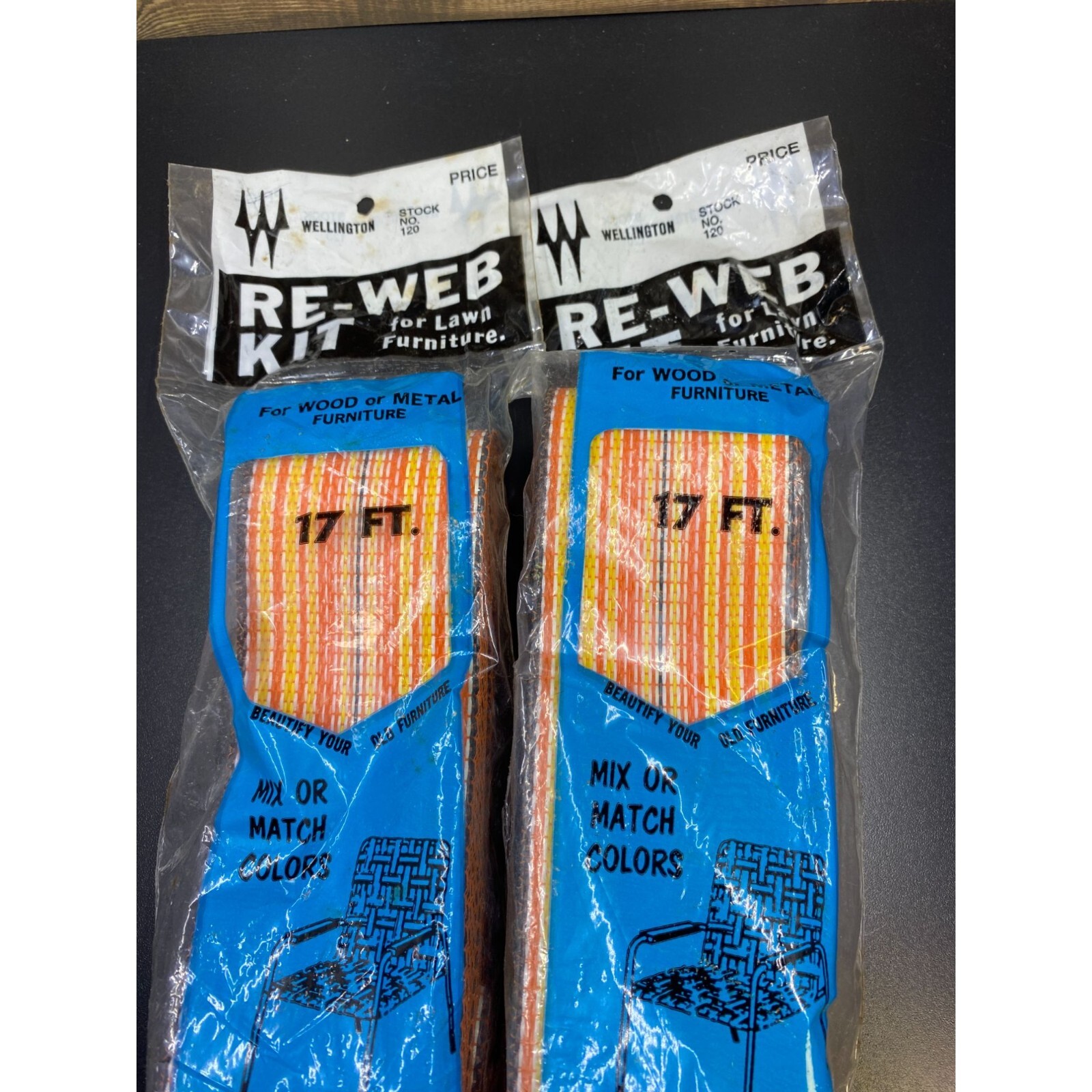 Wellington Re Kit Lot of 2 34 ft Total Orange, Yellow & White