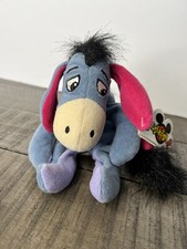 Walt Disney World Winnie The Pooh - EEYORE BeanBag Plush Stuffed Animal 9" w/Tag