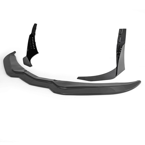 For 14~19 Corvette C7 Z06 Stage 4 Front Lip Splitter+ Side Winglets Carbon Paint - Picture 11 of 15