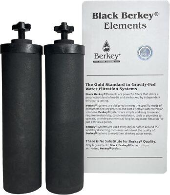 Berkey BB9-2 Genuine Black Water Filters (2-Pack) | Fast USA Shipping