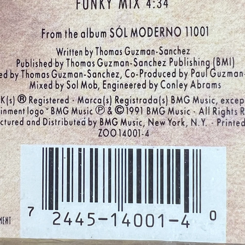 Rhythm Tribe Gotta See Your Eyes Cassette Single New Cardboard Sleeve - Image 4 of 4