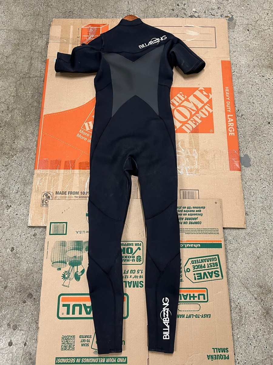 BILLABONG Men's FOIL 100% AX2 Superflex Wetsuit BLK Size L