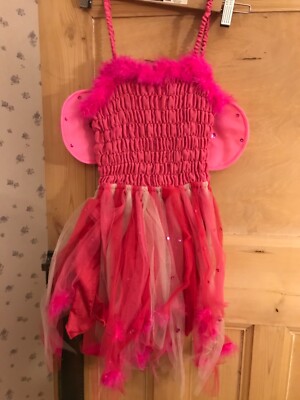 Lucy Locket Dark Pink childrens Dress Up Fairy Dress 6 available 4yrs and  6yrs | eBay UK