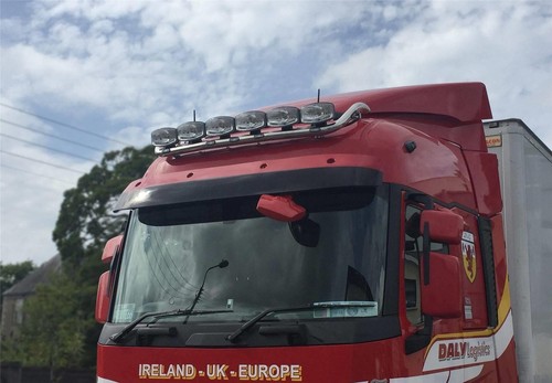 Roof Bar + LEDs + Bars To Fit Mercedes Actros MP2 MP3 Long Distance Mega Space - Picture 7 of 12