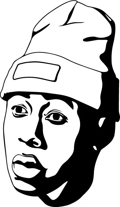 Tyler the Creator vinyl decal sticker rap wolf golf wang bastard cherry