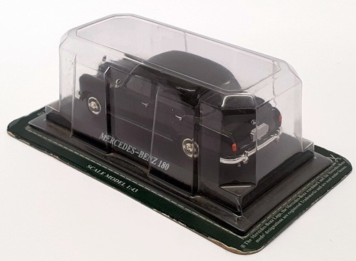 Altaya 1/43 Scale Model Car AL6221V - Mercedes Benz 180 - Black - Picture 5 of 5