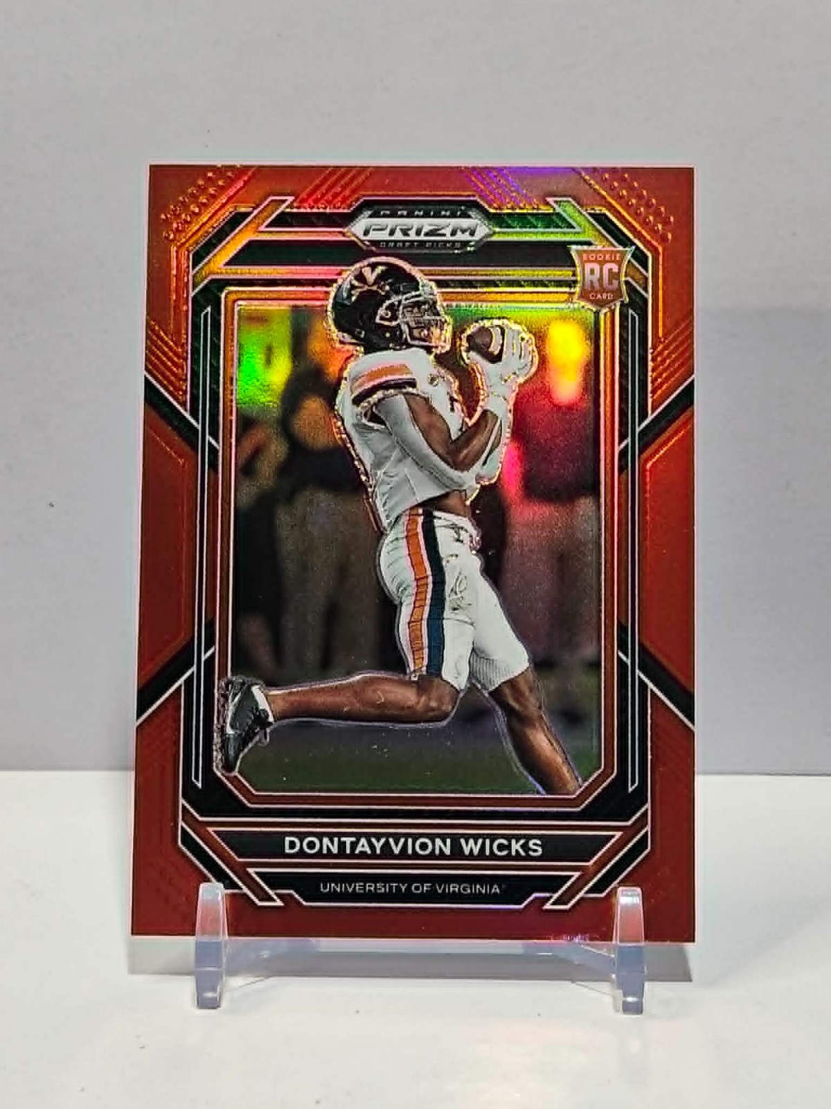 Dontayvion Wicks Panini Prizm Draft Picks #149 Red