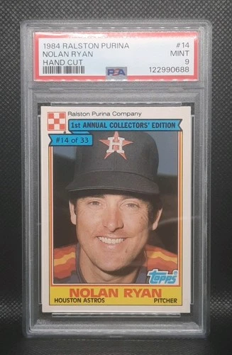 1984 Topps Ralston Purina Nolan Ryan #14 PSA 9 Houston Astros HOF