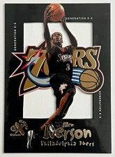 SkyBox 1998-99 E-X Century Generation E-X Insert Allen Iverson #15 76ers