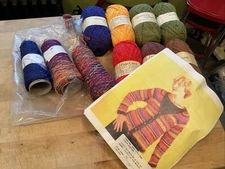 IRONSTONE YARNS New Mexico Style #805 FIESTA CARDIGAN Knitting Kit *READ*
