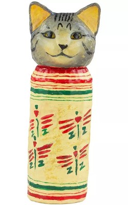 Kokeshi Cat Tiger Mini Figure Sakura Hanabusa Souvenir Blind Box