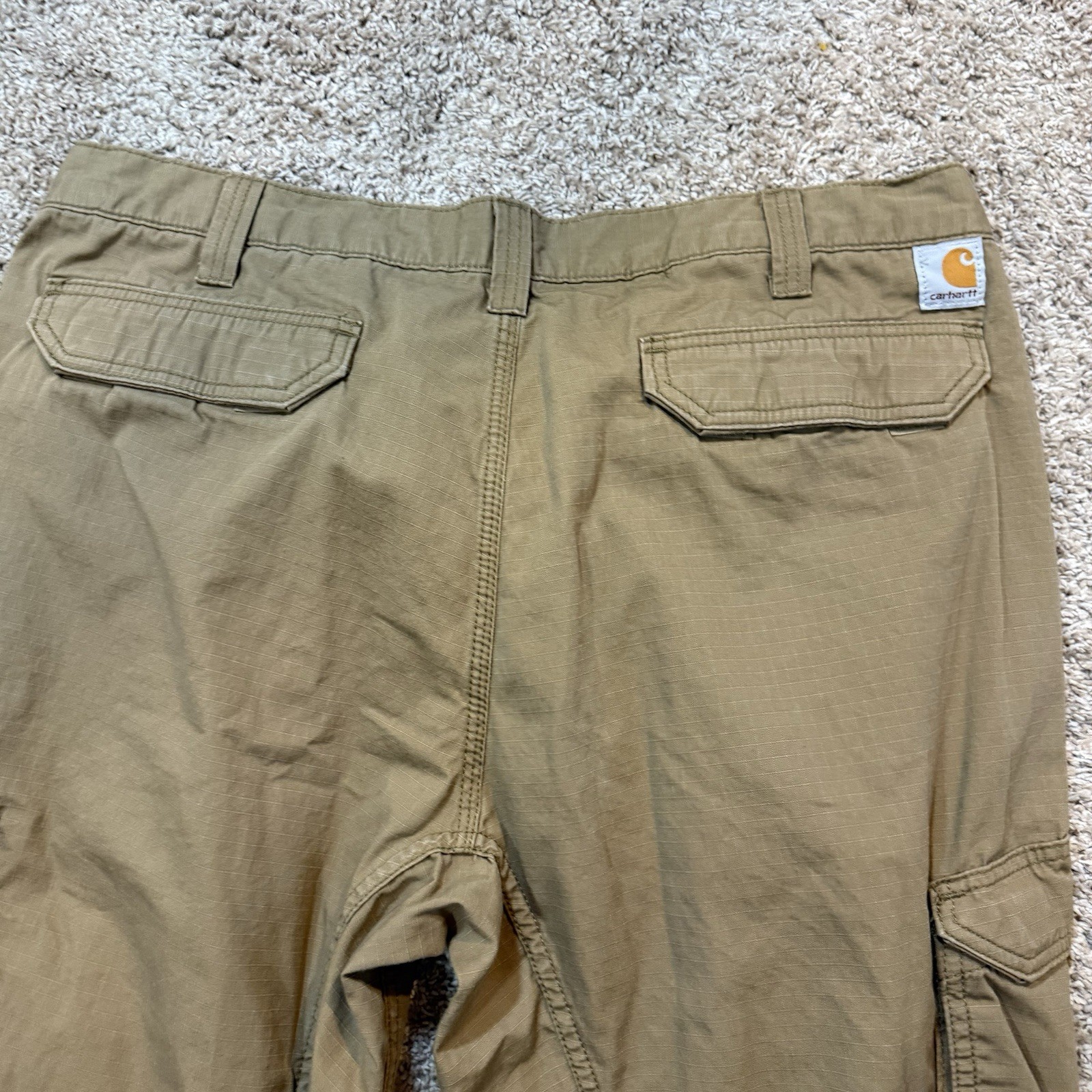 Carhartt Pants Men’s Size 40 X 32 Khaki Force Relaxed Fit Cargo Work Carpenter thumbnail 8